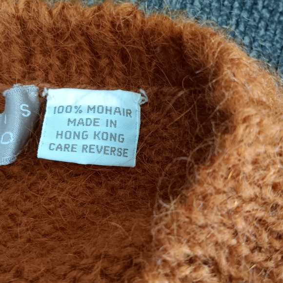 Perry Ellis VTG Fall Collection Colorful Vibrant Mohair Wool Jester Sweater RARE - Picture 6 of 9